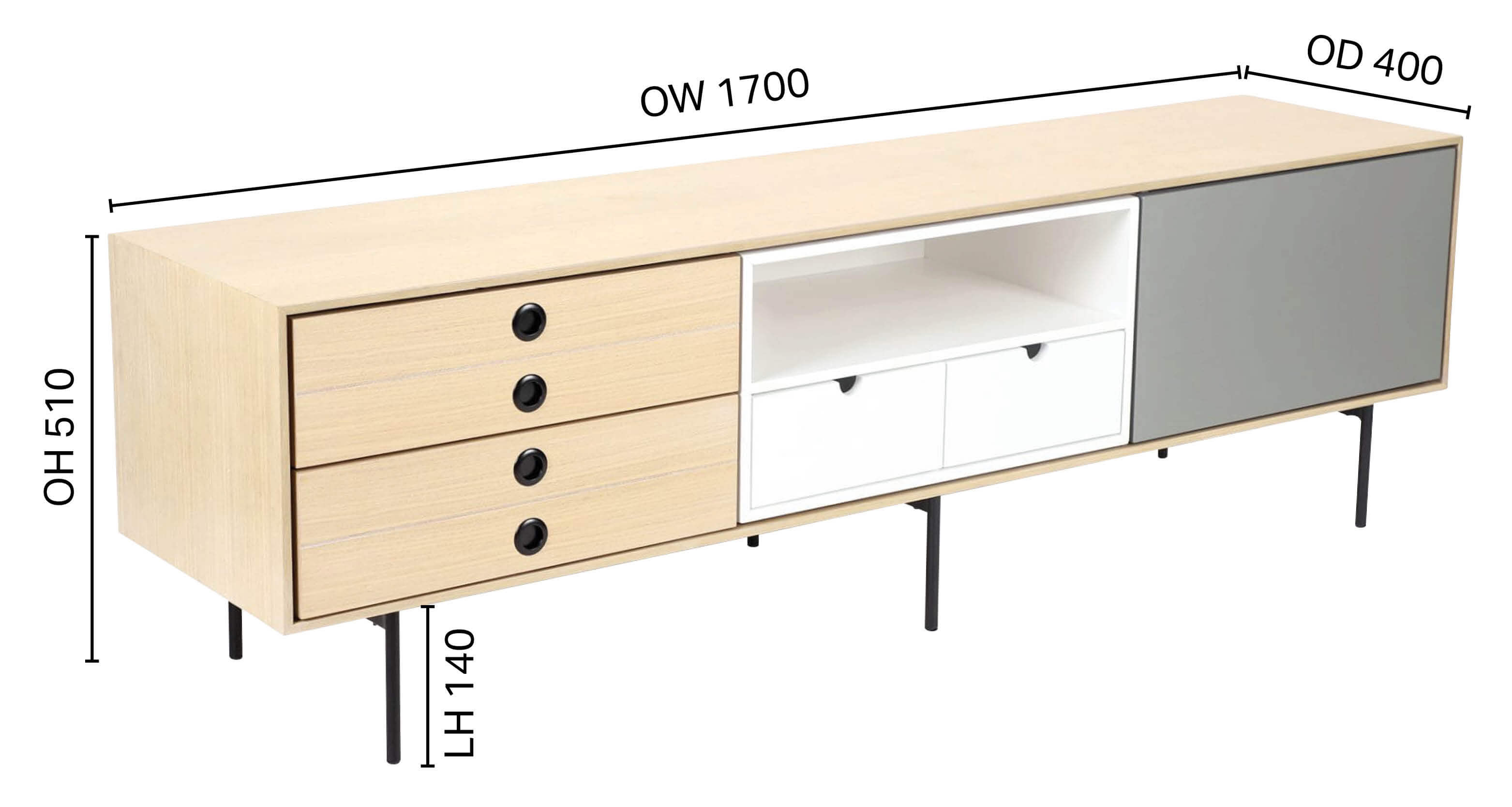 Demi TV Console – W1700